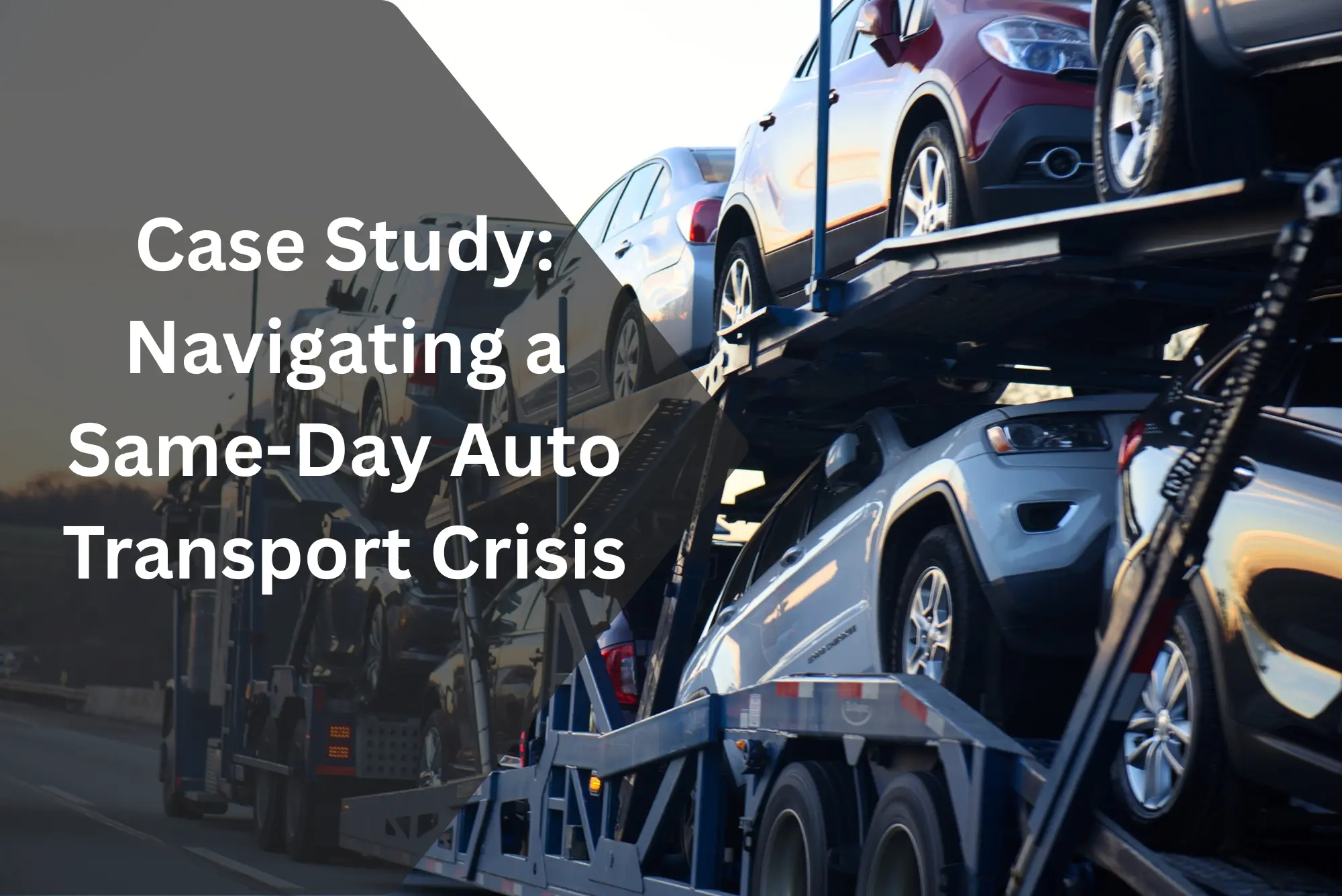 Same-day auto transport delivery from Dallas to Austin handled by Wimple Auto Transport during an urgent pickup delay