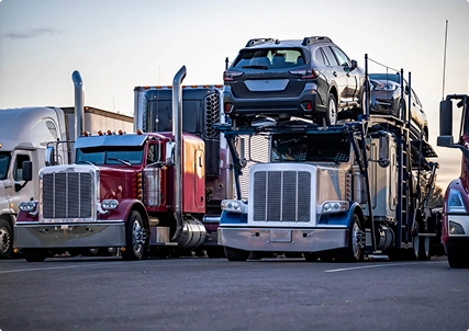 Multi Car Shipping Quote Results Auto Transport multi car shipping quote results showing multiple vehicles loaded on auto transport carriers