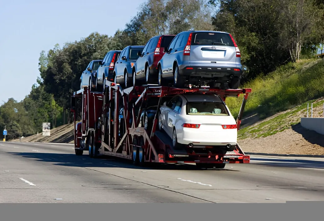 open-car-carrier-transporting-multiple-suvs