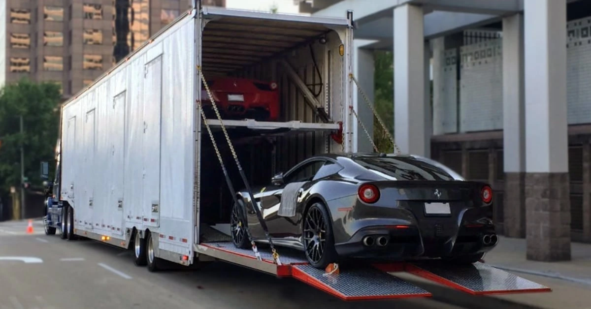 luxury-sports-car-being-loaded-into-an-enclosed-auto-transport-trailer-for-secure-long-distance-vehicle-shipping